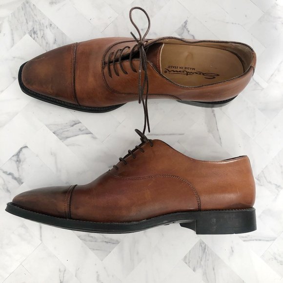 Santoni Other - SANTONI Salem Cap Toe Oxford Size 9
